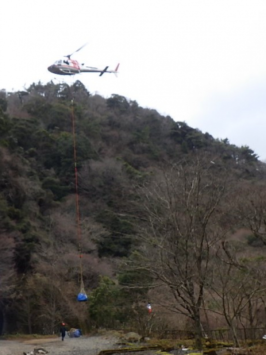 送電鉄塔撤去