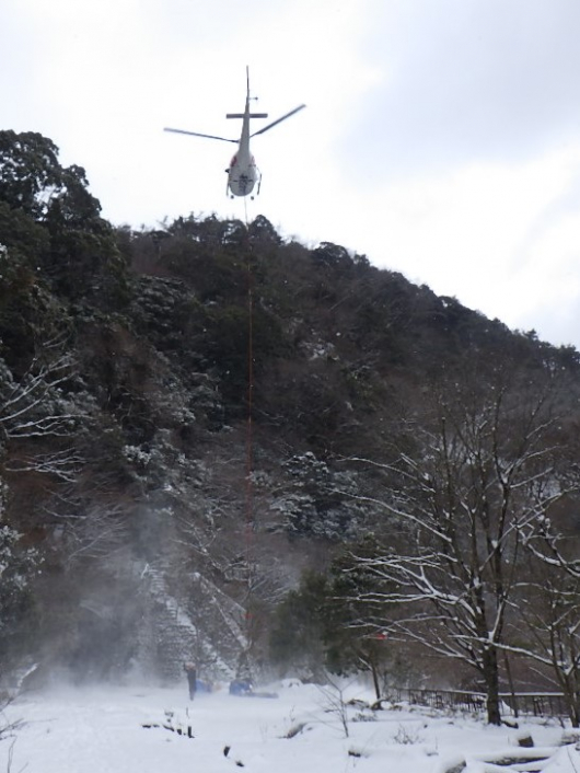 送電鉄塔撤去